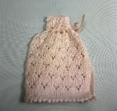 Knitted Baby Cape, Pink